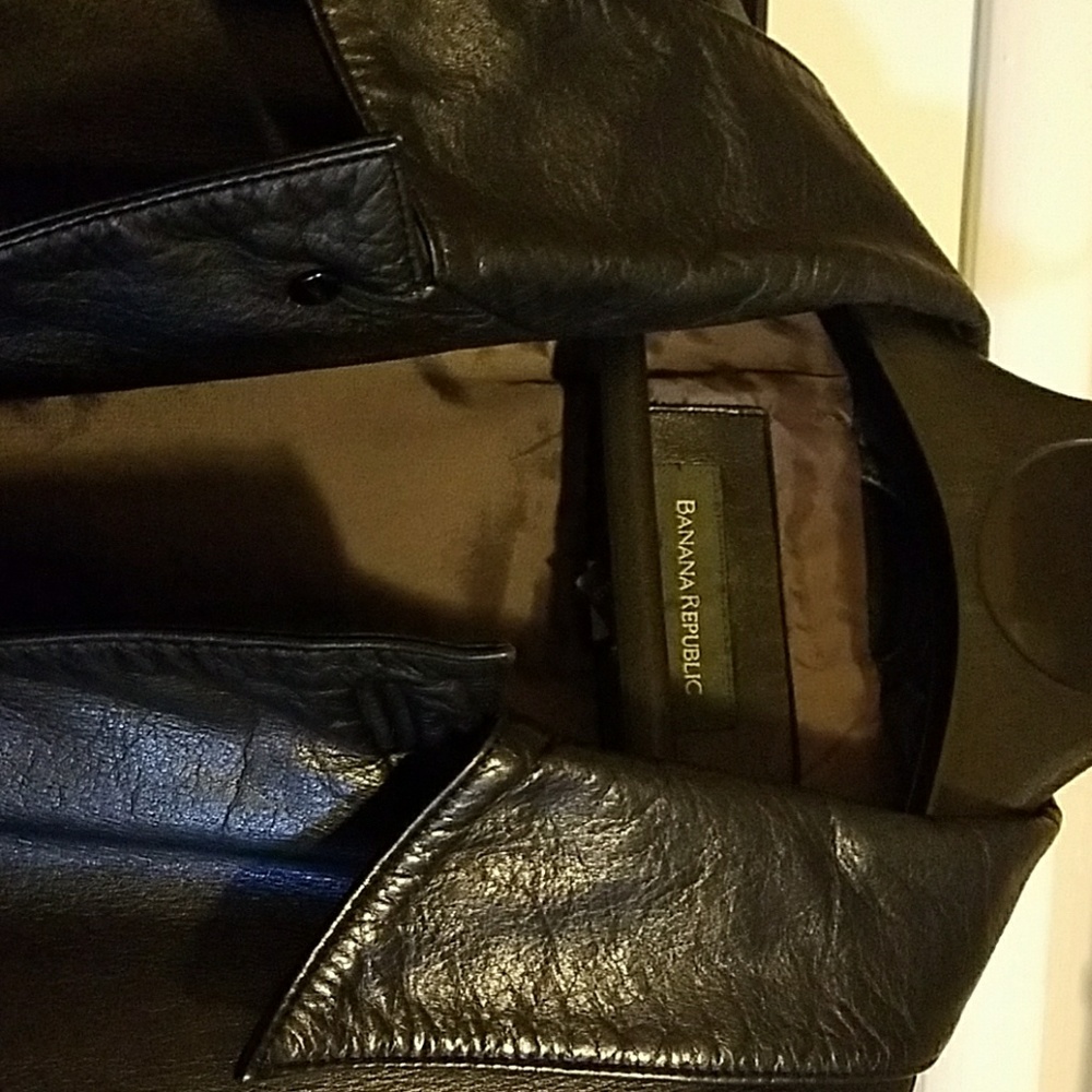 Mens leather jacket