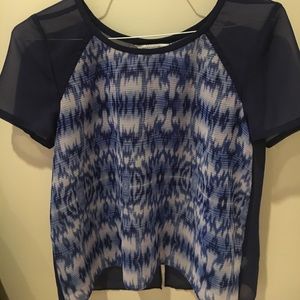 American Eagle shear tie dye top