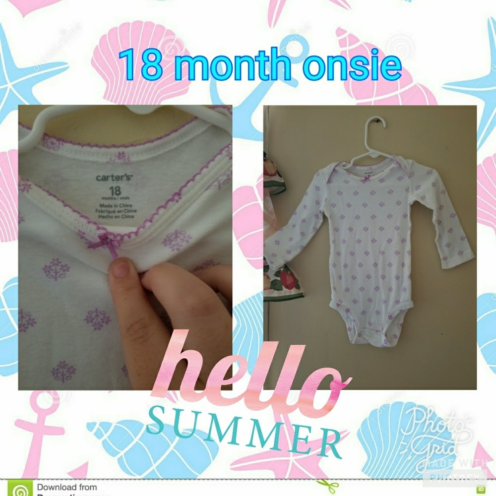 18 month onsie