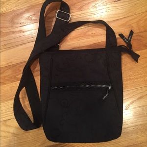 31 black crossbody. 11 x 10 inches. Excellent