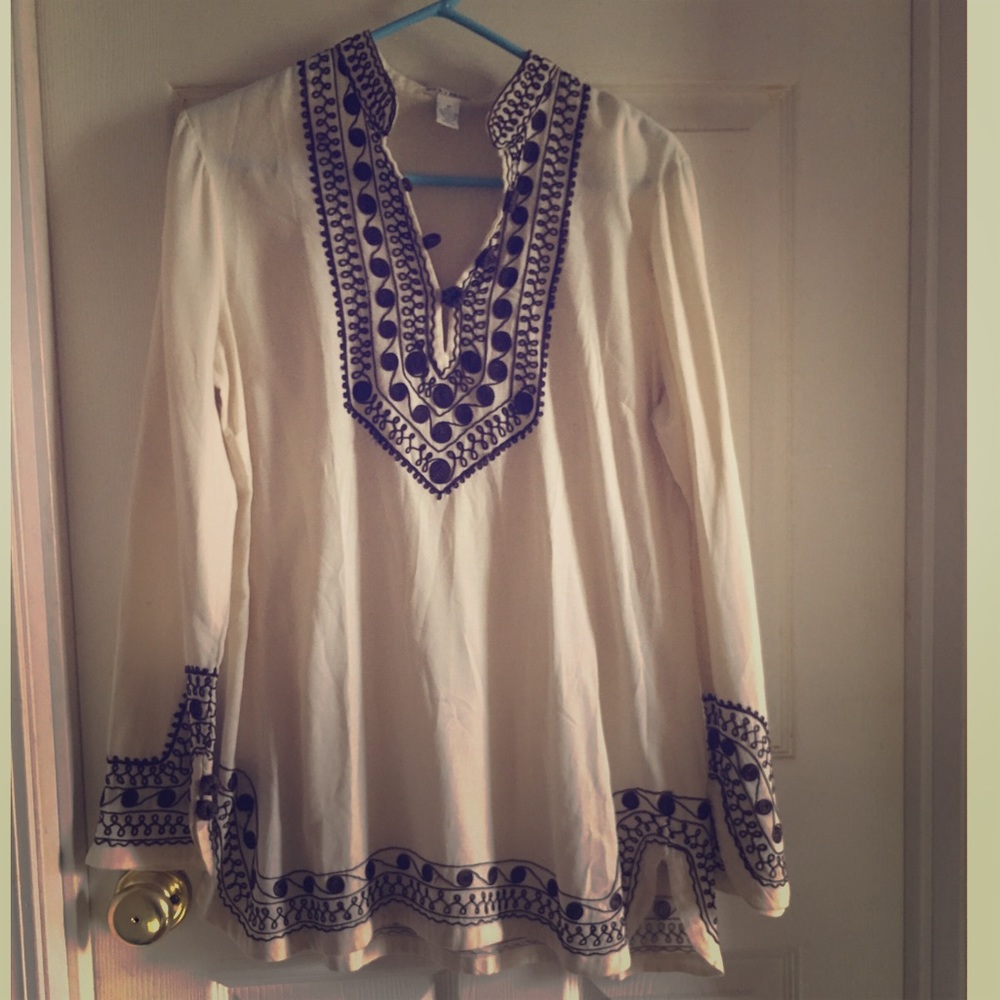 Lucky Brand linen tunic