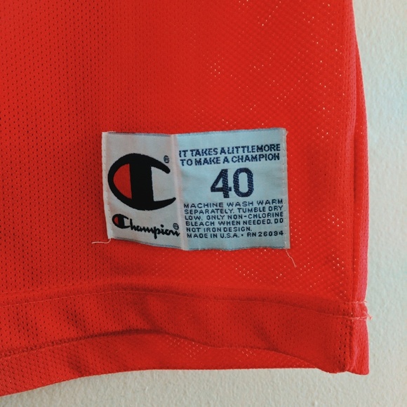 Vintage Champion Michael Jordan #23 Chicago Bulls NBA Jersey – Men’s 40 (Medium) - Picture 2 of 4