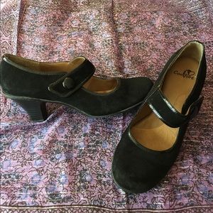 Black modern Mary Janes