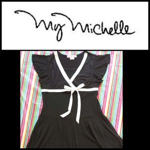 My Michelle 16 dress black Empire