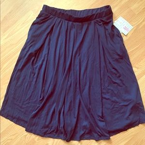 Lularoe Navy Madison Skirt, Size Medium