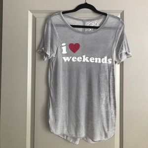 I ❤ Weekends Tee