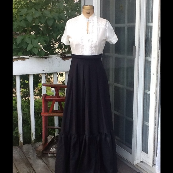 VTG Peasant Boho Festival Full Swing Maxi Skirt - Picture 4 of 6