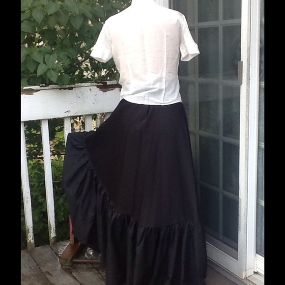 VTG Peasant Boho Festival Full Swing Maxi Skirt - Picture 6 of 6