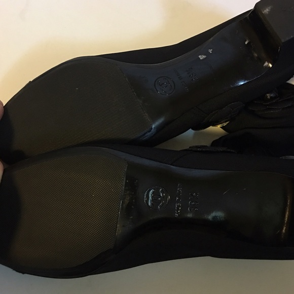 Chanel Camellia flower cc Logo No.5 long boots - Picture 5 of 6