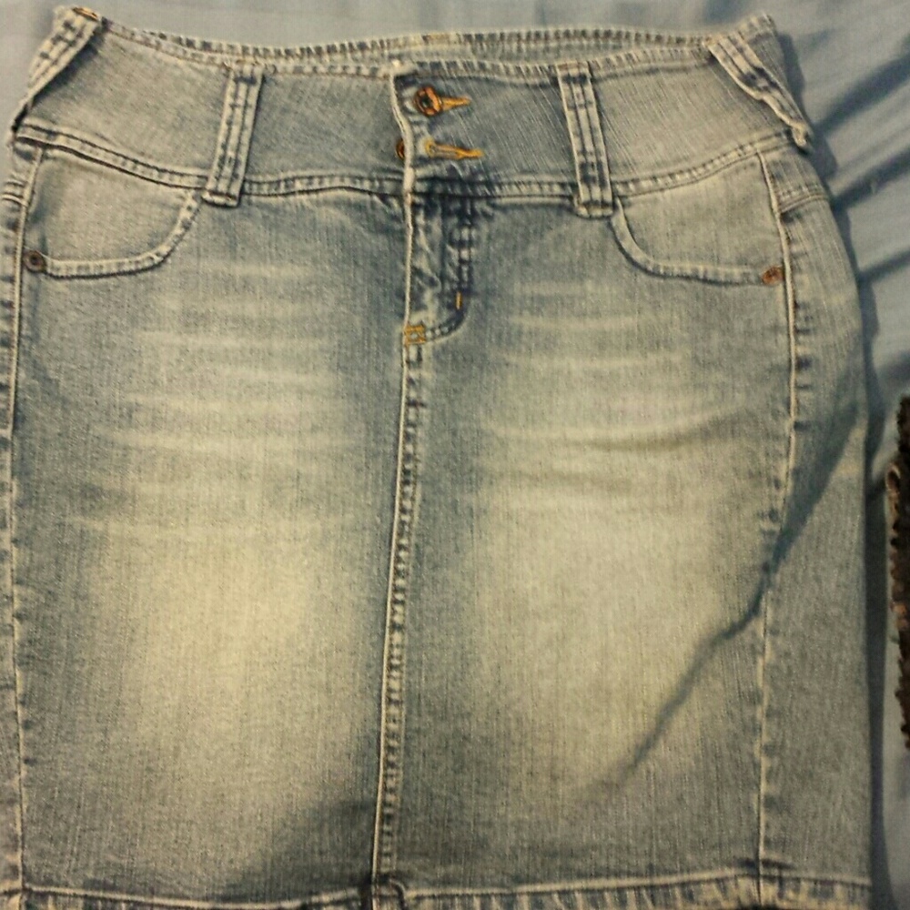 Blue Jean pencil skirt