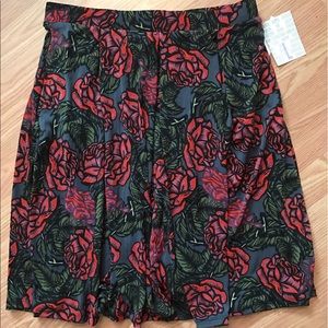 Lularoe Floral Madison Skirt, Size Large