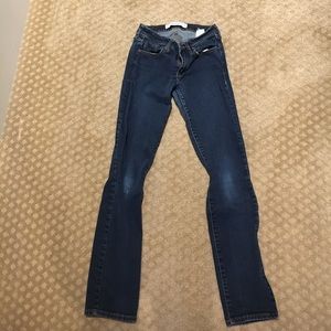 Abercrombie & Fitch dark wash jeans