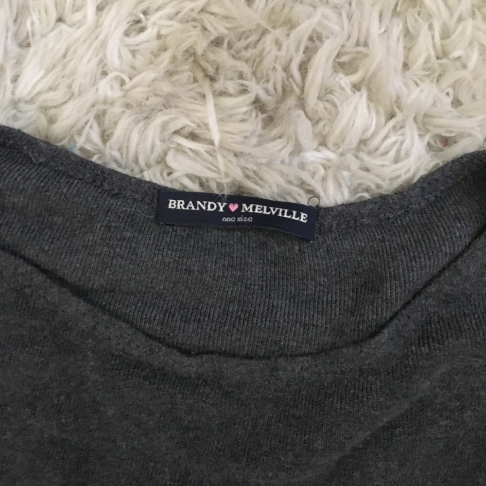 Brandy Melville Grey long sleeve