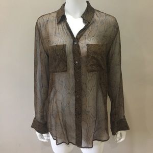 Equipment silk blouse