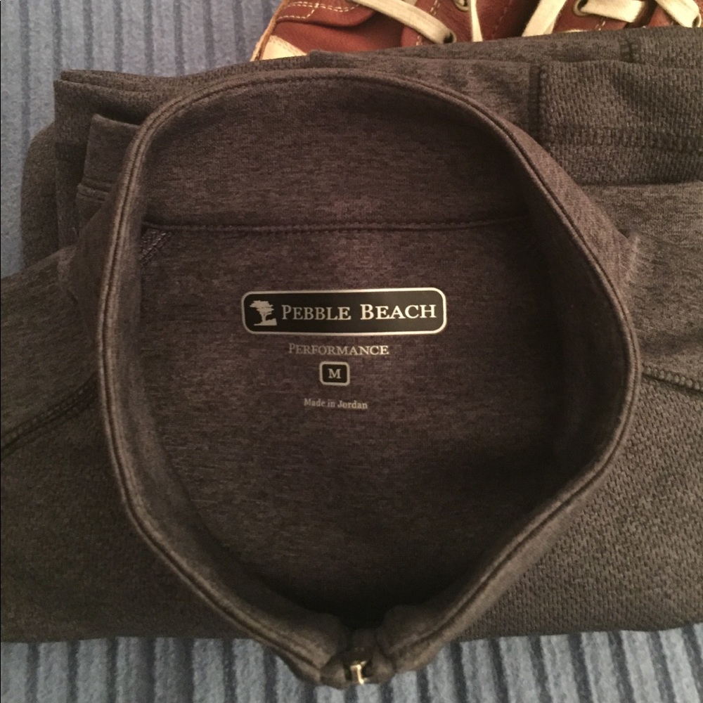 Men's Long Sleeve Pull Over Charcoal Grey.