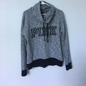 PINK swoop neck sweatshirt