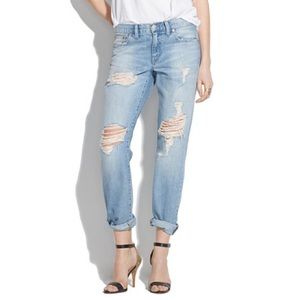 Madewell Boyjean Worn and Torn Edition