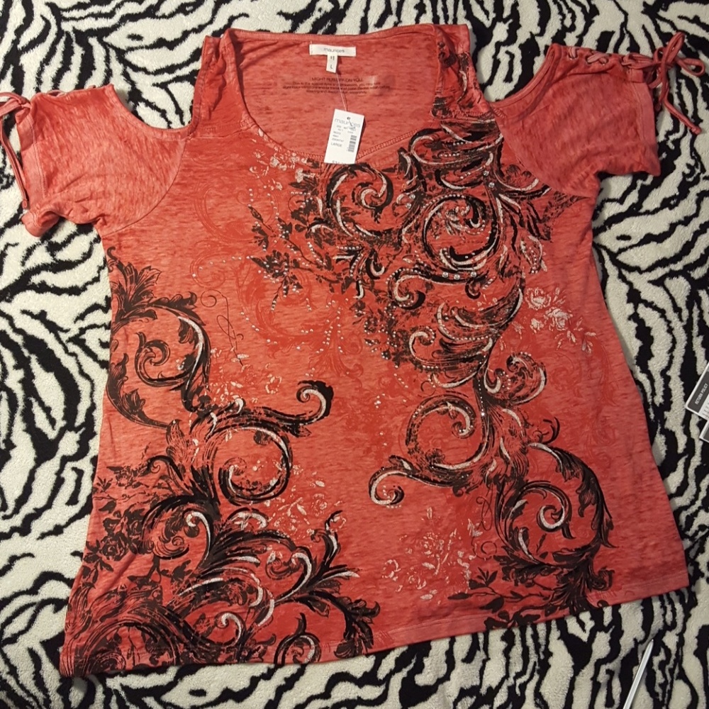 🎉SIZE LG LEFT🎉Maurices Burnwash Graphic Tee