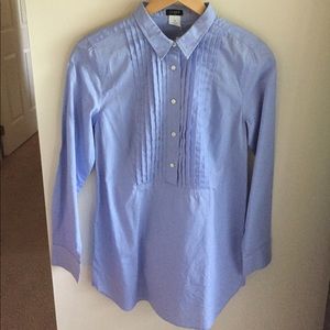 ❤️J. Crew Tuxedo bottom blue shirt