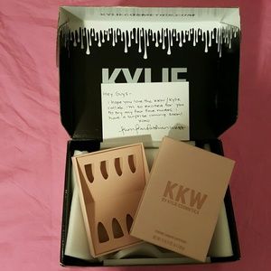 KKW Box and letter from Kim Kardashian