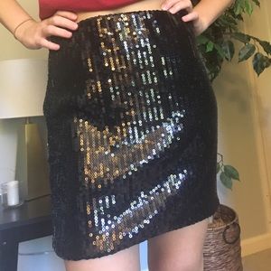 Sequin Pencil Skirt