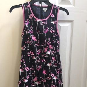 Cute flamingo Dress Sz 6 Petite