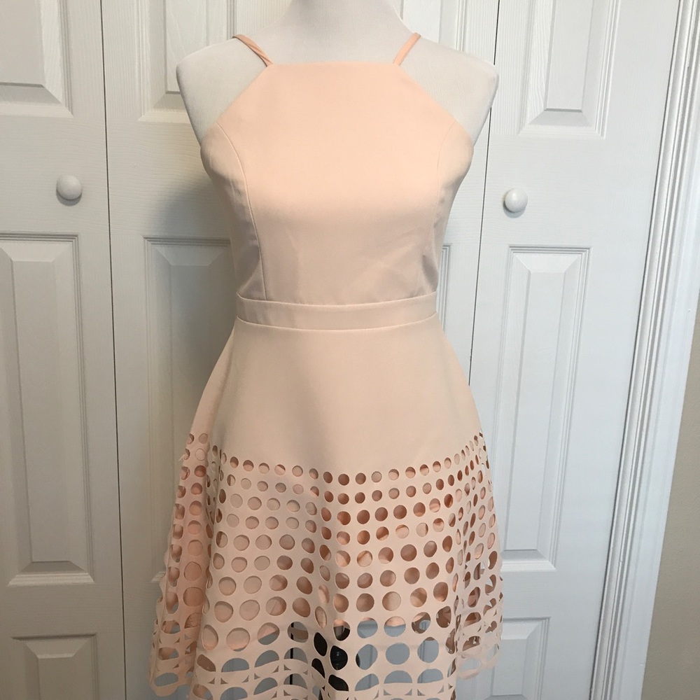 NEW. Gorgeous blush dress!
