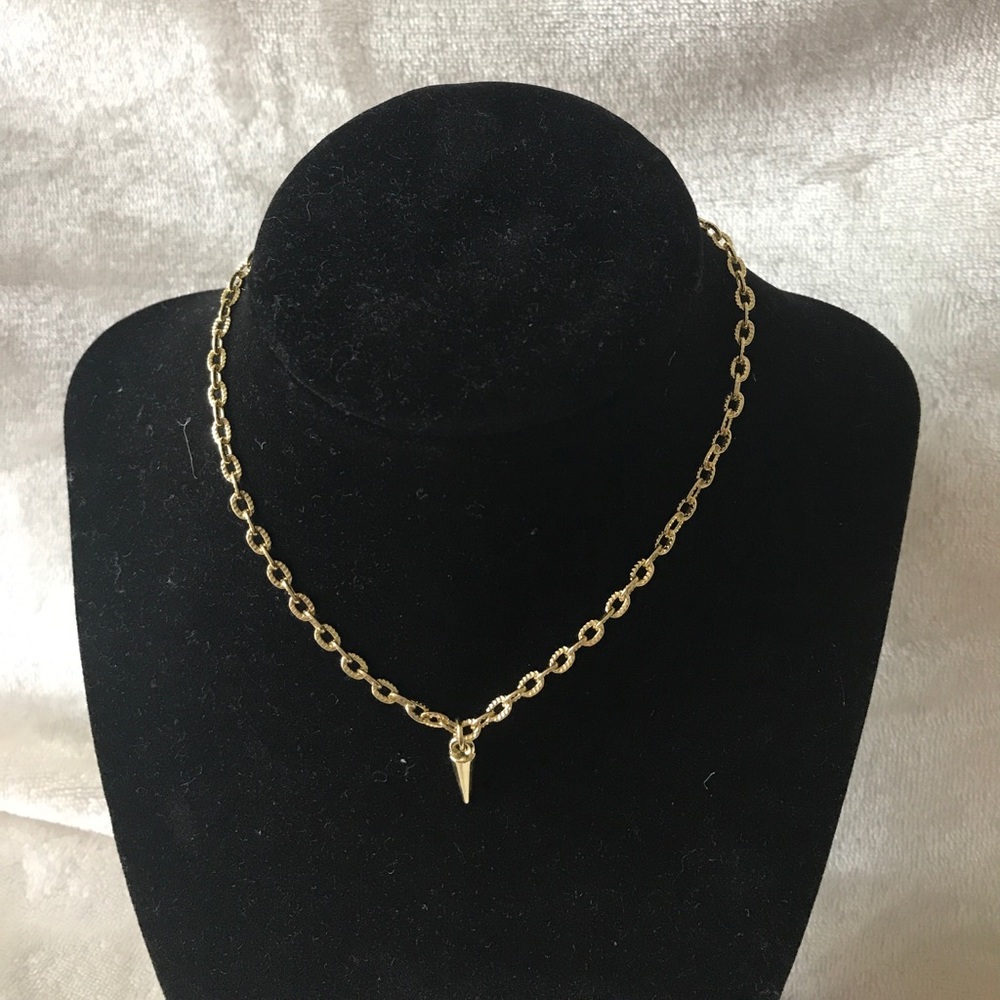 Gold chain choker