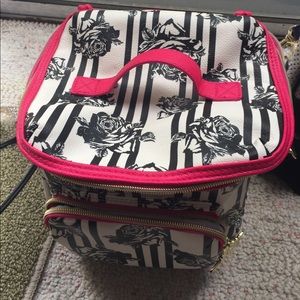 Betsey Johnson floral lunch tote