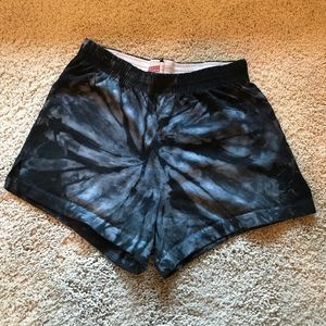 Soffe black tie dye shorts
