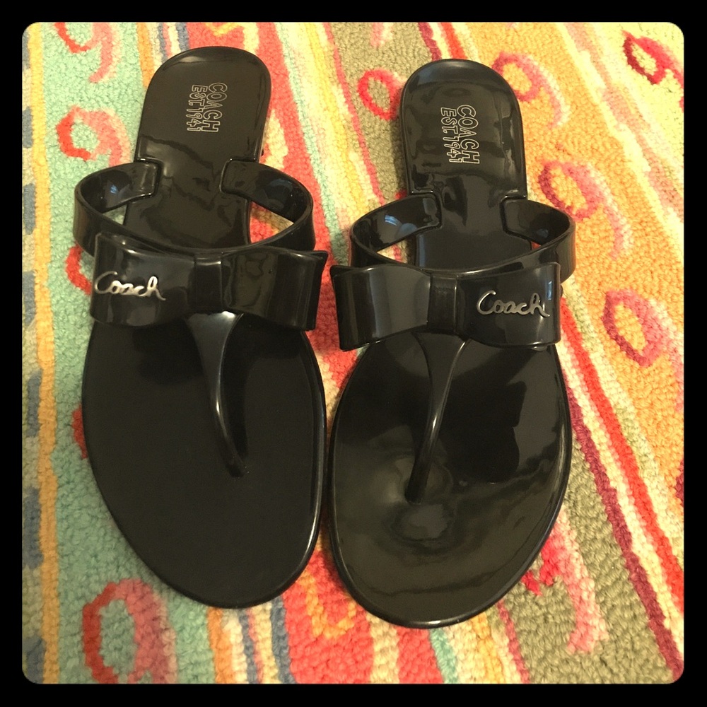 Coach Jelly Sandals Sz. 10