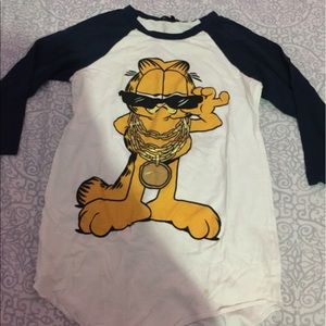 garfield baseball top!