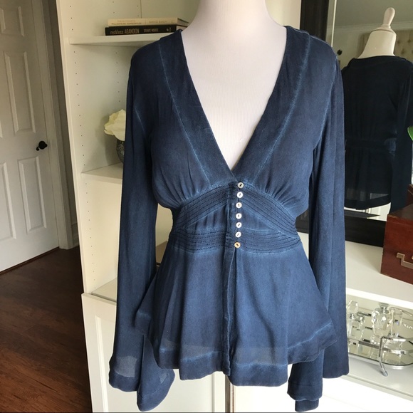 ❤️HOST PICK❤️FREE PEOPLE boho chic top - Picture 3 of 7