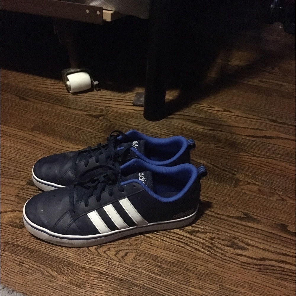 Blue addidas sneakers