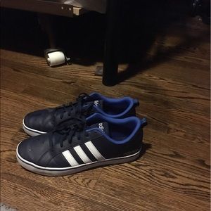 Blue addidas sneakers