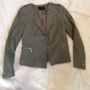 H&M tailored military style blazer