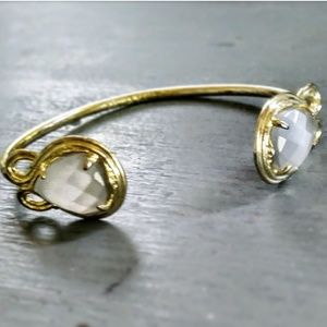 Kendra Scott Slate grey and gold bracelet