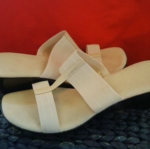 Cream Colored Summer Wedge