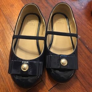 Janie & Jack Navy Blue Ballet Flats