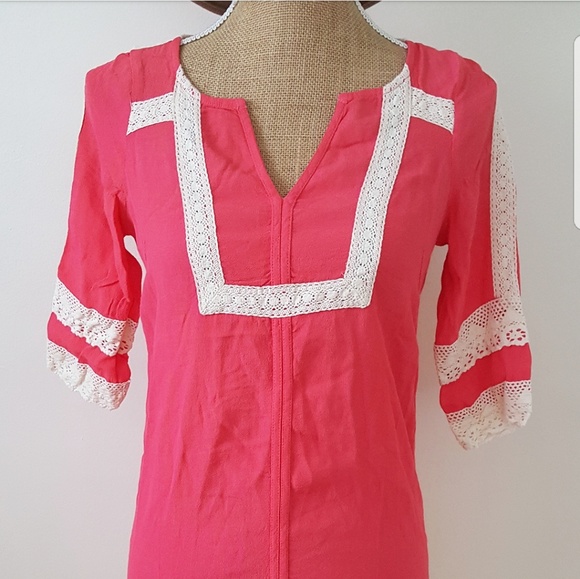 L*Space Victoria Crochet Cover-up Tunic dress - Picture 3 of 5