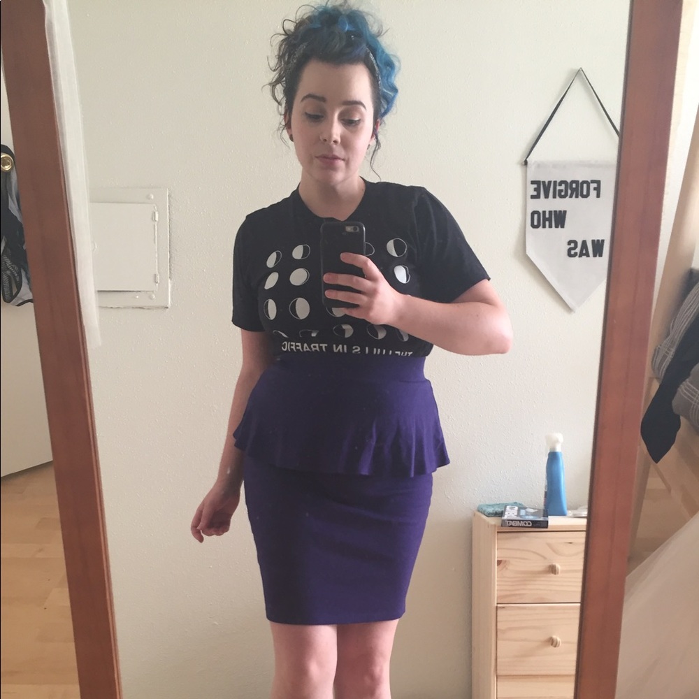 Medium Mossimo Peplum Pencil Skirt