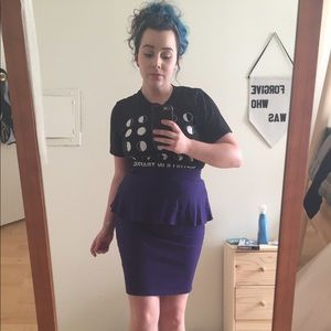 Medium Mossimo Peplum Pencil Skirt