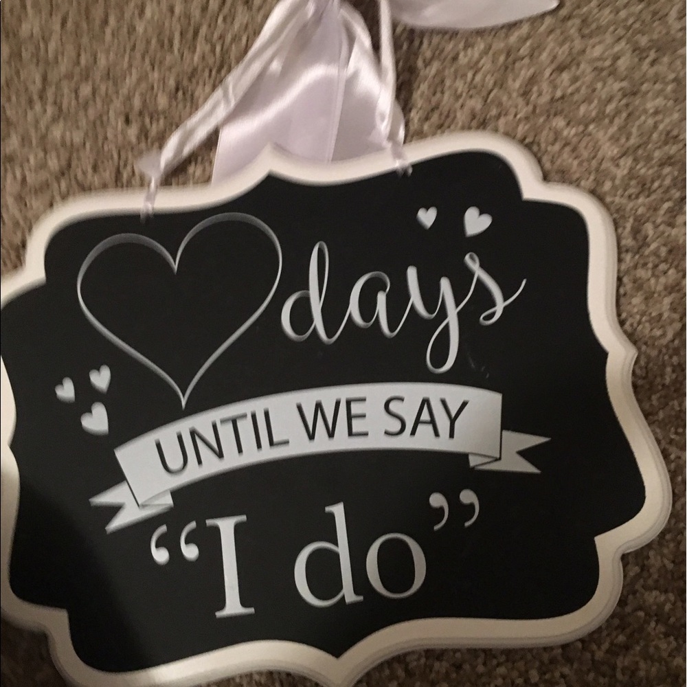 Wedding sign