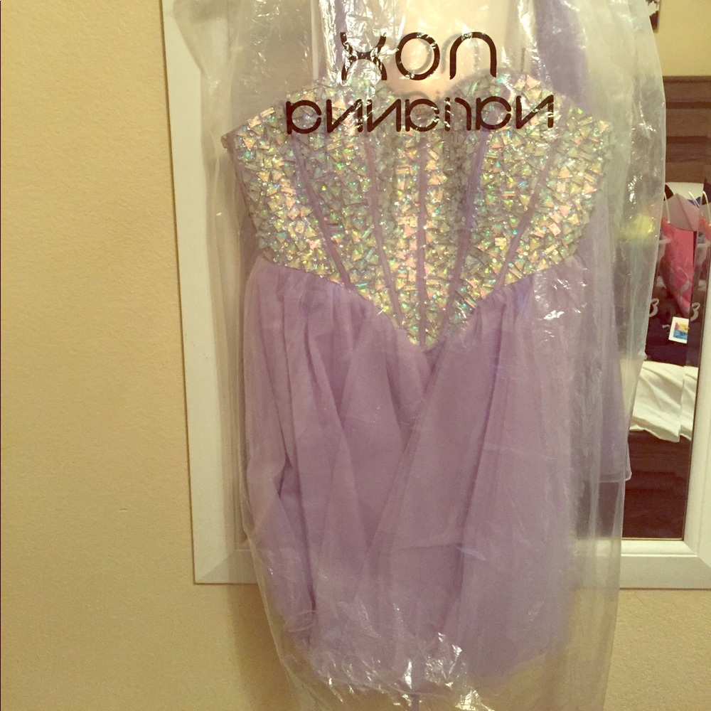 Strapless Homecoming Dress