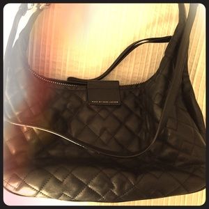 MBMJ black leather bag