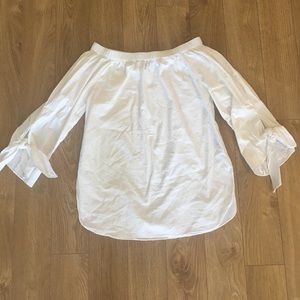 Walter Baker White Off The Shoulder Top