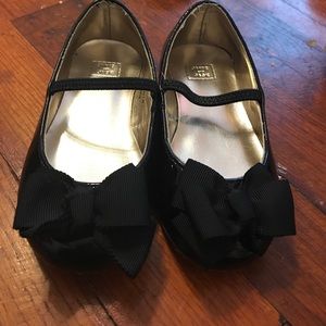 Janie and Jack Black Ballet Flats