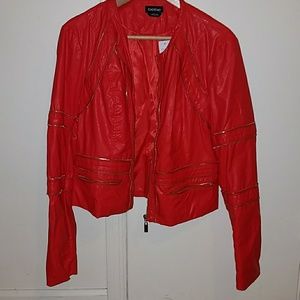 Brand new bebe zipper detail jacket