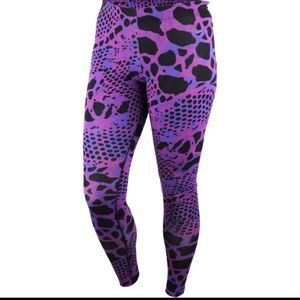 Nike Club Womens Leggings Running Pants Purple XS
