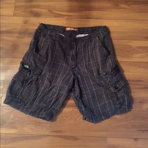 Lee's Men's Plaid Cargo Shorts Size 36
